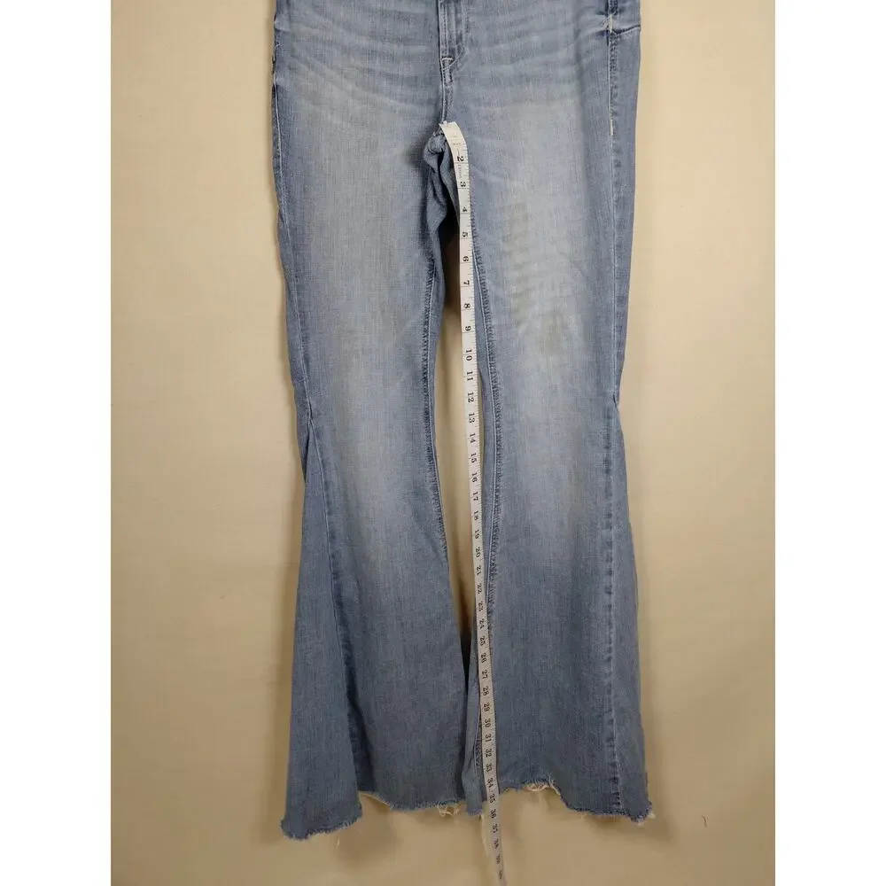 Ariat Real Alondra Blue Flared Jeans Women Size 26